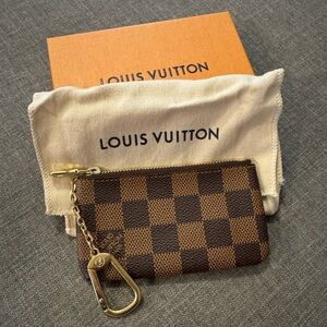 Coin purse- Louis Vuitton/ brown checkered/ NWOT